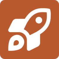 Rocket icon showing liftoff.